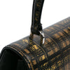 Secondhand Prada Tartan Saffiano Trimmed Tessuto Satchel