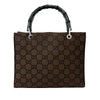 Gucci GG Nylon Bamboo Satchel Secondhand