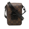 Louis Vuitton Monogram Macassar S Lock Vertical Wearable Crossbody Secondhand