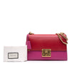 Gucci Medium Bicolor Leather Padlock Shoulder Bag Secondhand