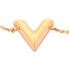 Louis Vuitton Gold Plated Resin Studded Essential V Bracelet Secondhand
