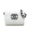 Secondhand Chanel Lambskin 19 Flap Coin Purse With Chain