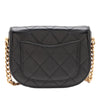 Chanel Mini CC Quilted Calfskin Round Moon Messenger Flap Secondhand