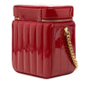 Saint Laurent Matelasse Patent Monogram Vicky Vanity Bag Secondhand