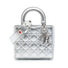 Secondhand Dior Small Metallic Grained Calfskin Cannage My ABCDior Lady Dior