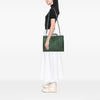 Ferragamo Suede and Leather Gancini Briefcase Secondhand
