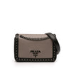 Prada Bicolor Glace Calfskin Studded Crossbody Secondhand