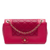 Chanel Quilted Bicolor Sheepskin Mademoiselle Vintage Flap Secondhand