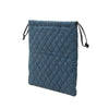 Prada Impuntu Denim Embroidered Drawstring Pouch Secondhand