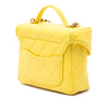 Chanel Quilted Caviar Handy Box Vanity Case with Chain Secondhand