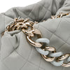 Chanel CC Quilted Calfskin Resin Bi-Color Chain Bucket Bag Secondhand