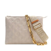 Secondhand Louis Vuitton Monogram Embossed Puffy Lambskin Coussin PM