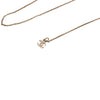 Chanel Gold Plated CC Crystal Pendant Necklace Secondhand