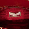 Prada Small Saffiano Vernice Promenade Satchel Secondhand