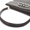 Ferragamo Leather Double Gancini Top Handle Bag Secondhand