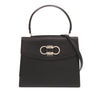 Ferragamo Leather Double Gancini Top Handle Bag Secondhand