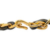 Chanel Leather and Gold Plated Medallion Bow Pendant Necklace Secondhand