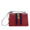 Gucci Small Leather Sylvie Web Satchel Secondhand