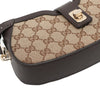 Gucci Mini GG Canvas Web Moon Side Shoulder Bag Secondhand