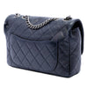 Chanel Medium Quilted Glazed Calfskin CC Plate Flap Secondhand