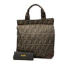 Fendi Zucca Canvas Shopping Tote Secondhand