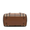 Burberry Smoke Check Coated Canvas Chester Boston Bag Secondhand