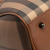 Burberry Smoke Check Coated Canvas Chester Boston Bag Secondhand