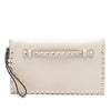 Valentino Leather Rockstud Flap Clutch Secondhand