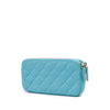 Chanel CC Lambskin Double Zip Wallet on Chain Secondhand