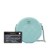 Chanel Quilted Lambskin Ultimate Stitch Round Clutch With Chain Secondhand