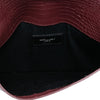Saint Laurent Croc Embossed Leather Uptown Pouch Secondhand