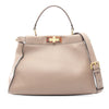Fendi Medium Leather Peekaboo Iconic Satchel Secondhand