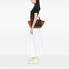 Celine Small Tricolor Leather Trapeze Satchel Secondhand