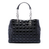 Dior Large Patent Cannage Lady Dior Soft Shopping Tote Secondhand