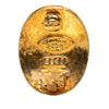 Chanel CC Gold Plated Oval Clip On Earrings Secondhand
