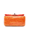 Secondhand Chanel Mini Square Classic Patent Striped Single Flap