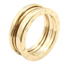 Bvlgari 18K Yellow Gold B.Zero1 Three Band Ring Secondhand
