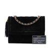 Chanel Quilted Suede Tassel Flap Secondhand
