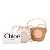 Chloé Mifuko Mini Raffia Horse Medal Basket Bag Secondhand
