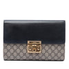 Gucci GG Supreme Padlock Clutch Secondhand