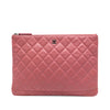 Chanel Medium Quilted Lambskin O Case Clutch Secondhand