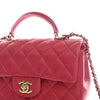 Chanel Mini Rectangular Classic Lambskin Top Handle Flap Secondhand