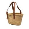 LOEWE Small Raffia Anagram Basket Tote Secondhand
