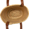 LOEWE Small Raffia Anagram Basket Tote Secondhand