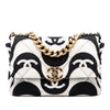 Chanel Large Printed Silk 19 Flap Secondhand