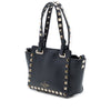 Valentino Micro Leather Rockstud Trapeze Satchel Secondhand