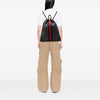 Gucci GG Supreme Web Drawstring Backpack Secondhand