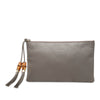 Gucci Calfskin Bamboo Clutch Secondhand