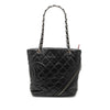 Chanel Small Quilted Aged Calfskin Cotton Club Tote Secondhand