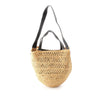 Stella McCartney Raffia Crocheted Basket Bucket Bag Secondhand